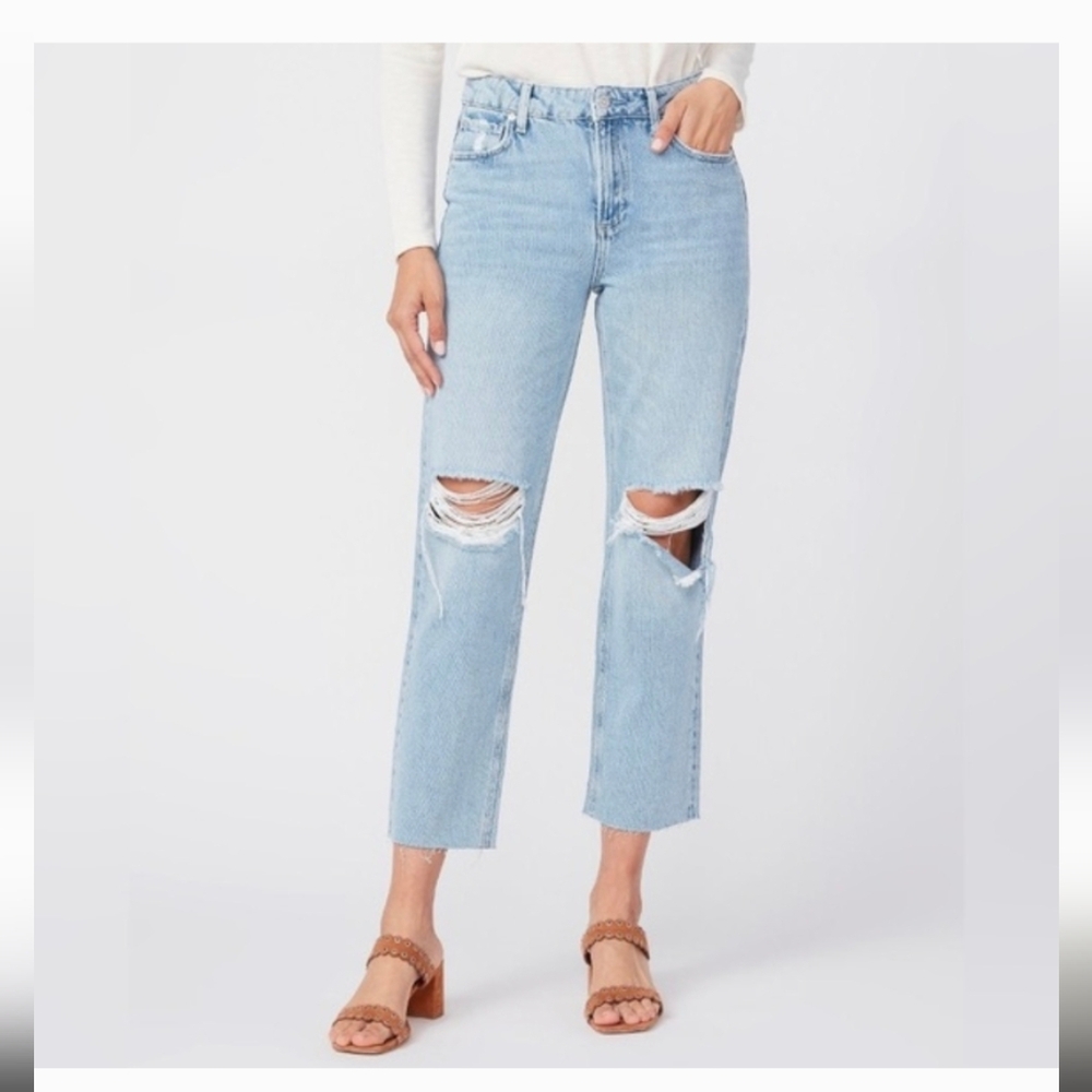 Paige Noella Raw Hem High Rise Jeans - 29